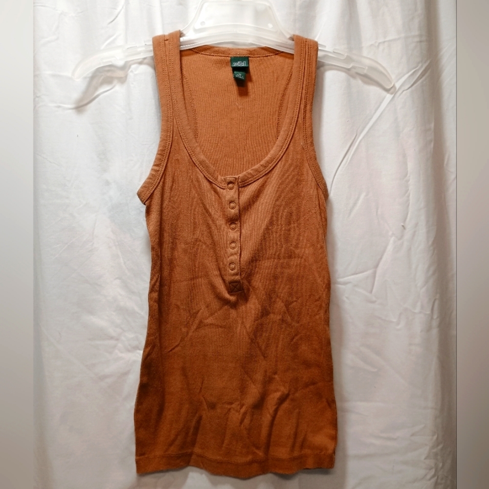 XS Wild Fable ribbed razorback tank